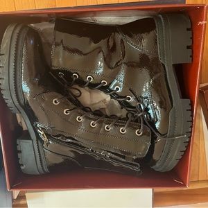 Black Combat Regarde Le Ciel boots